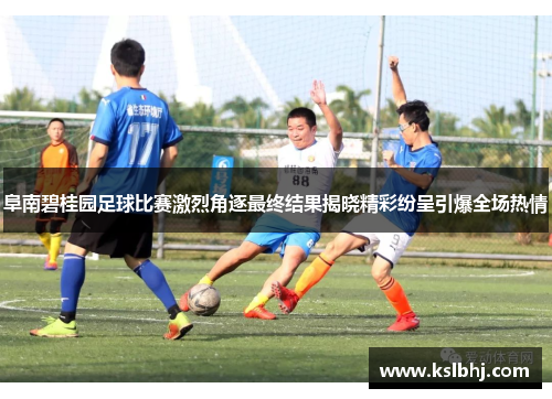 阜南碧桂园足球比赛激烈角逐最终结果揭晓精彩纷呈引爆全场热情